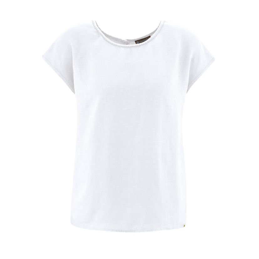 Bluse Hempage Hanf white