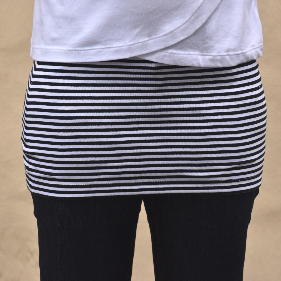Hüftmini stripes front