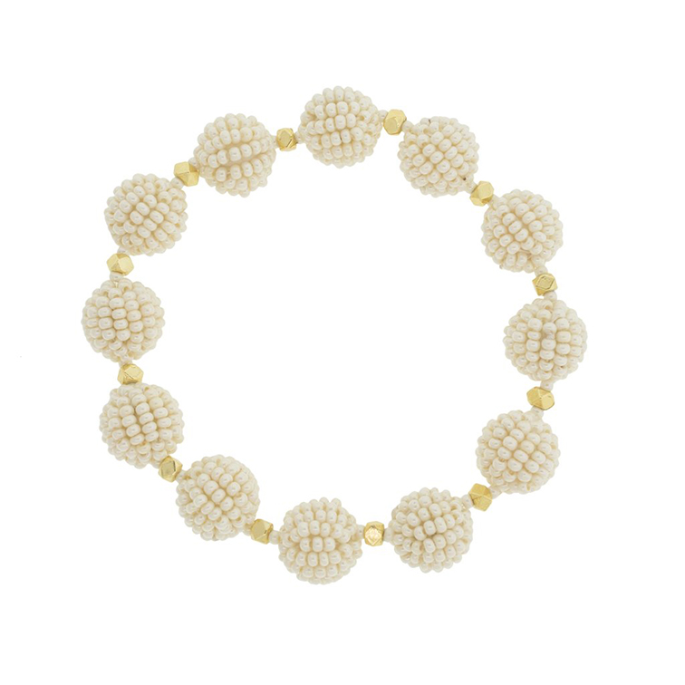Jewellery pearls cream